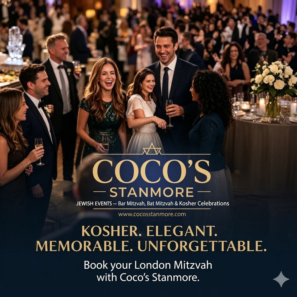 Jewish Events in London | Bar Mitzvah, Bat Mitzvah & Kosher Celebrations at Coco's Stanmore