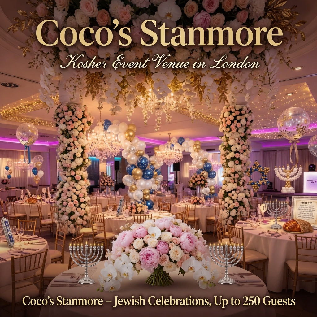 Kosher Event Venue in London | Coco's Stanmore – Jewish Celebrations, Up to 250 Guests